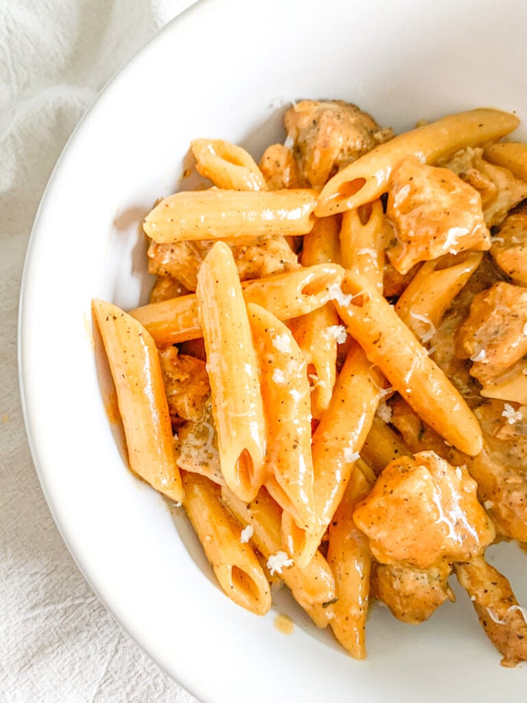 freshly made cajun chicken alfredo
