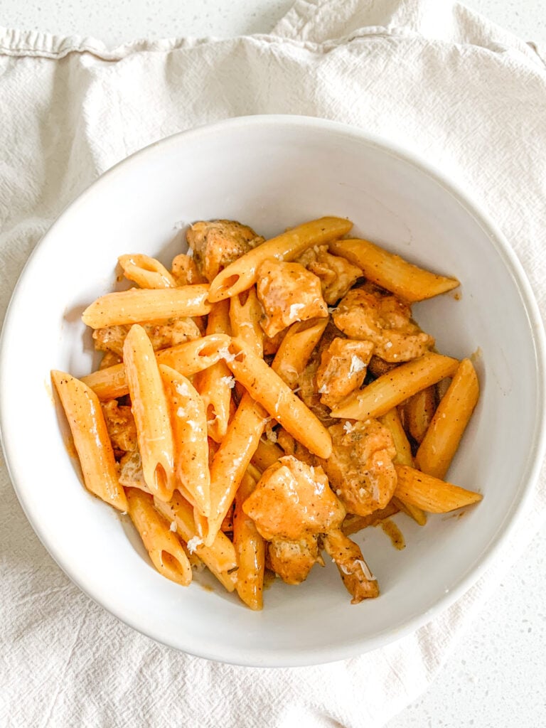 freshly made cajun chicken alfredo