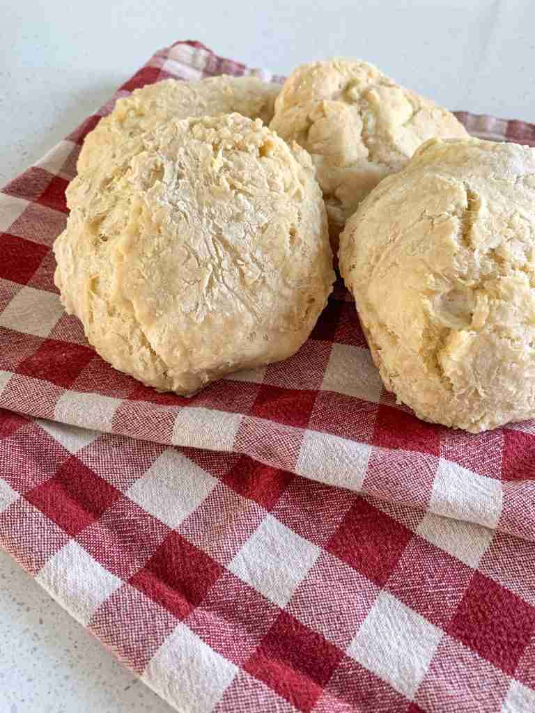 biscuits on a towel