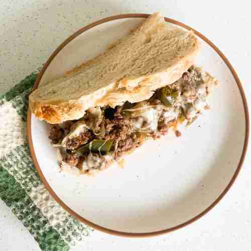philly cheesesteak sloppy joes
