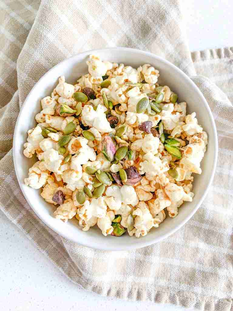 freshly made sweet and salty fall snack mix