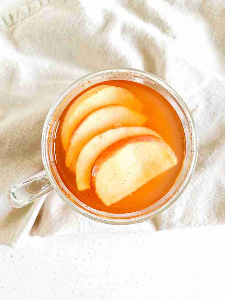 a warm cup of slow cooker apple cider