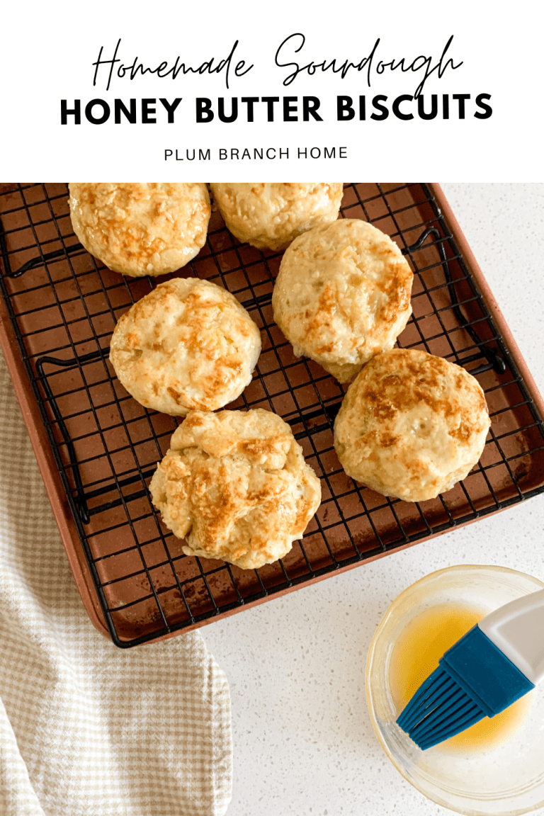 Sourdough Honey Butter Biscuits From Scratch