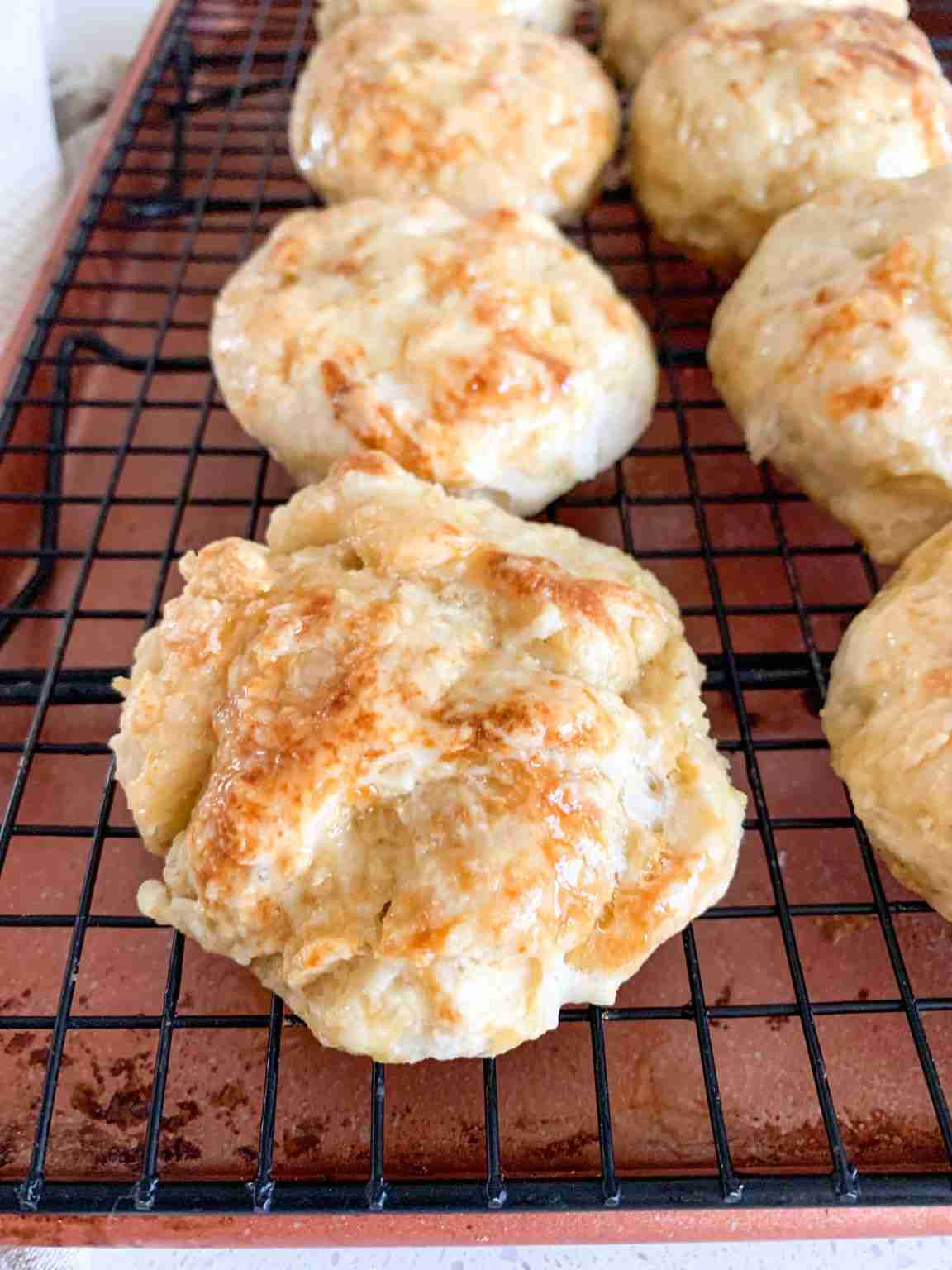 Sourdough Honey Butter Biscuits From Scratch