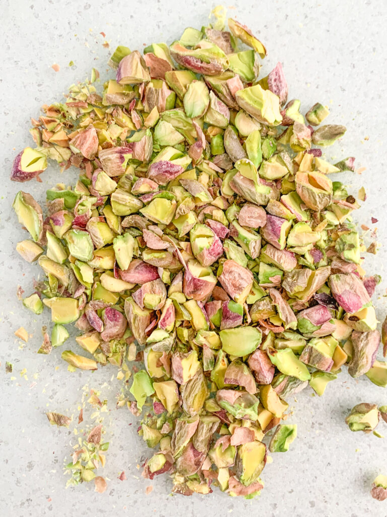 chopped pistachios for chocolate bark