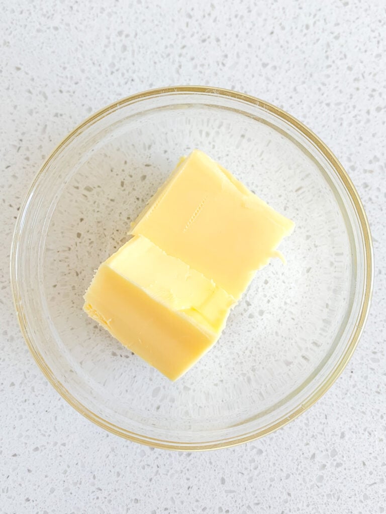 butter softening for garlic butter