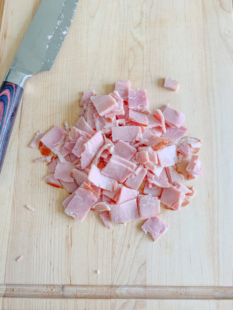 ham diced for ham and cheese scones