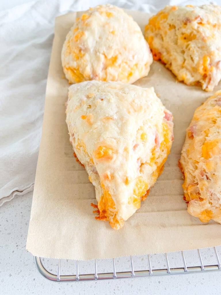 Sourdough Ham and Cheese Scones