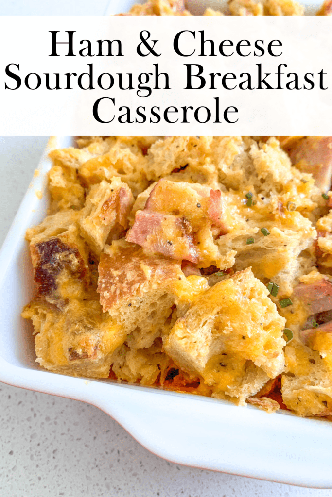 breakfast casserole on a countertop