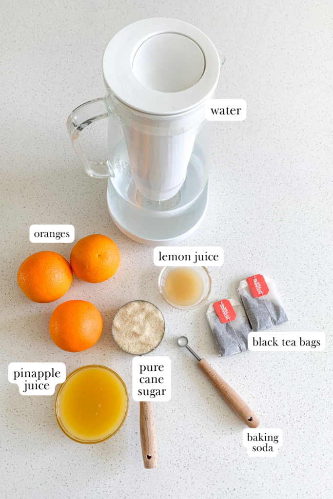 tennessee fruit tea labeled ingredinets