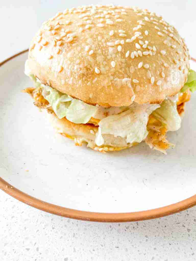 sourdough hamburger bun sandwiche