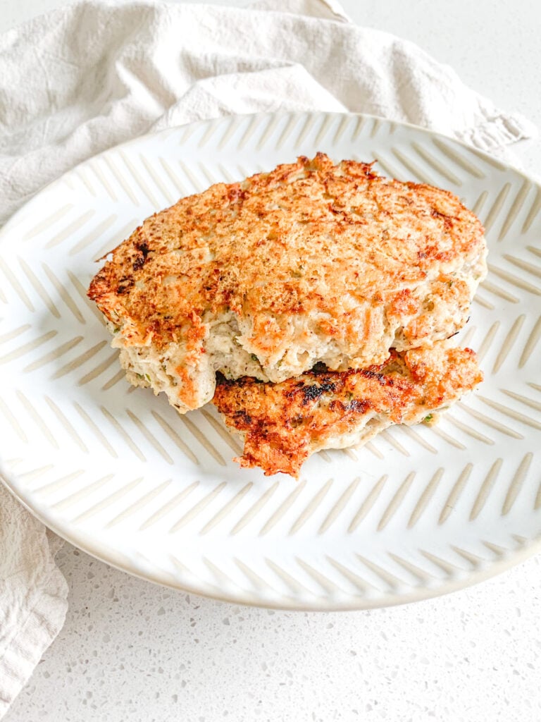 freshly made ground chicken burgers