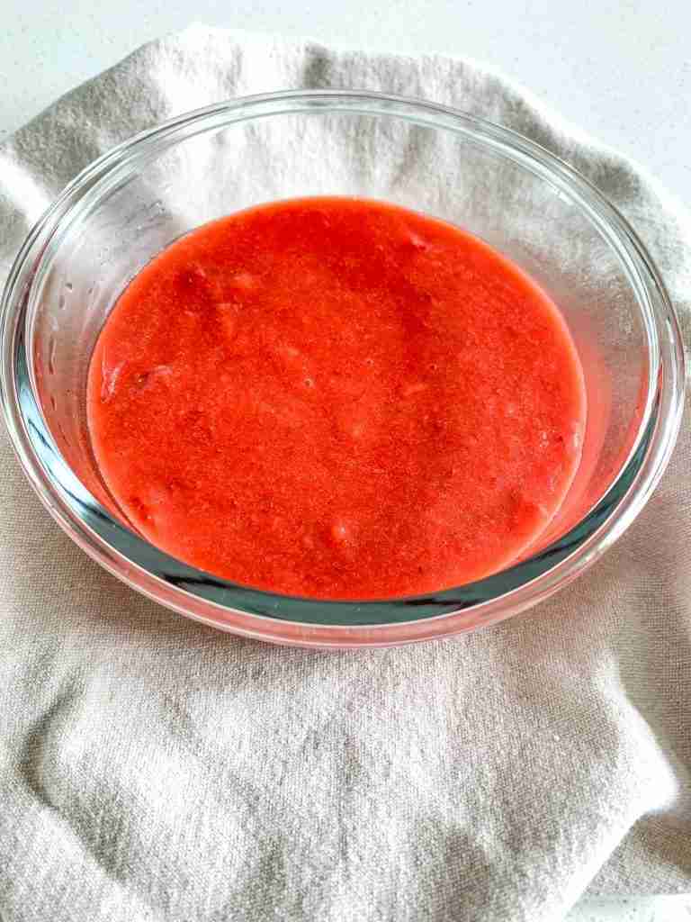 fresh strawberry filling