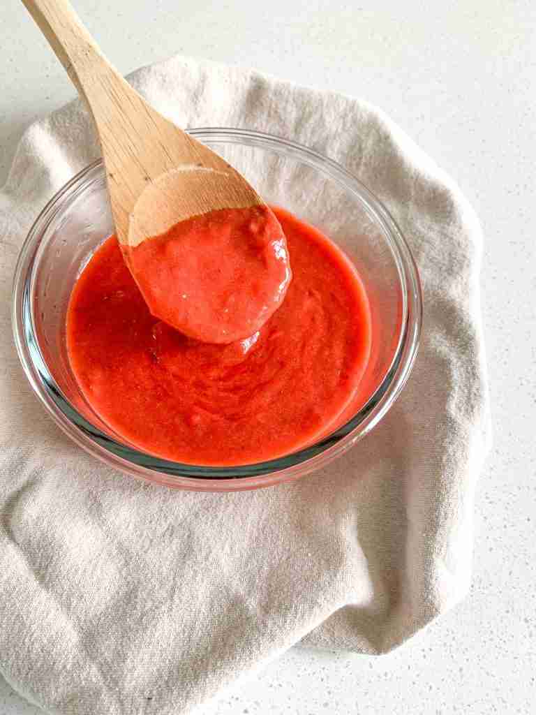 fresh strawberry filling