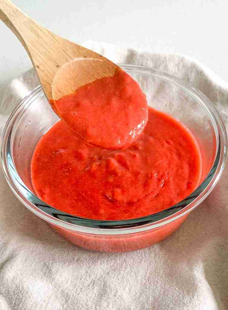 fresh strawberry filling