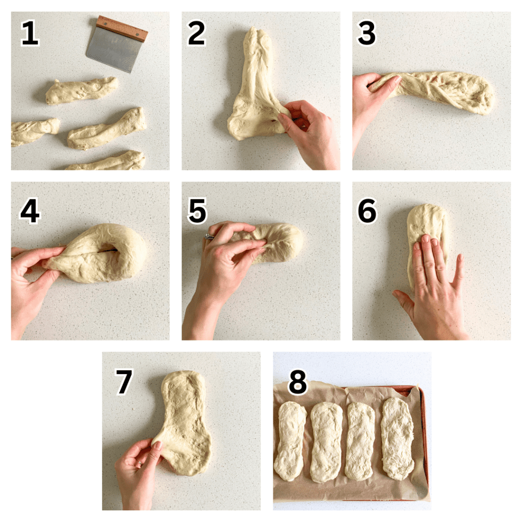 photo guide for shaping rolls