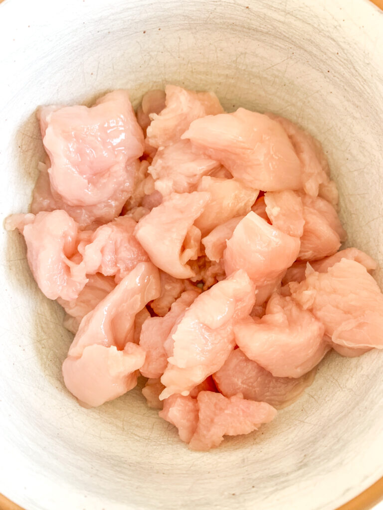 chicken breast cut up for salad recipe