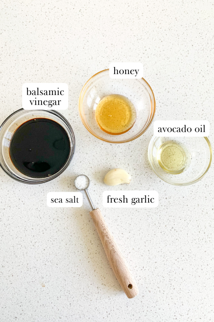 balsamic blackberry chicken salad labeled ingredients