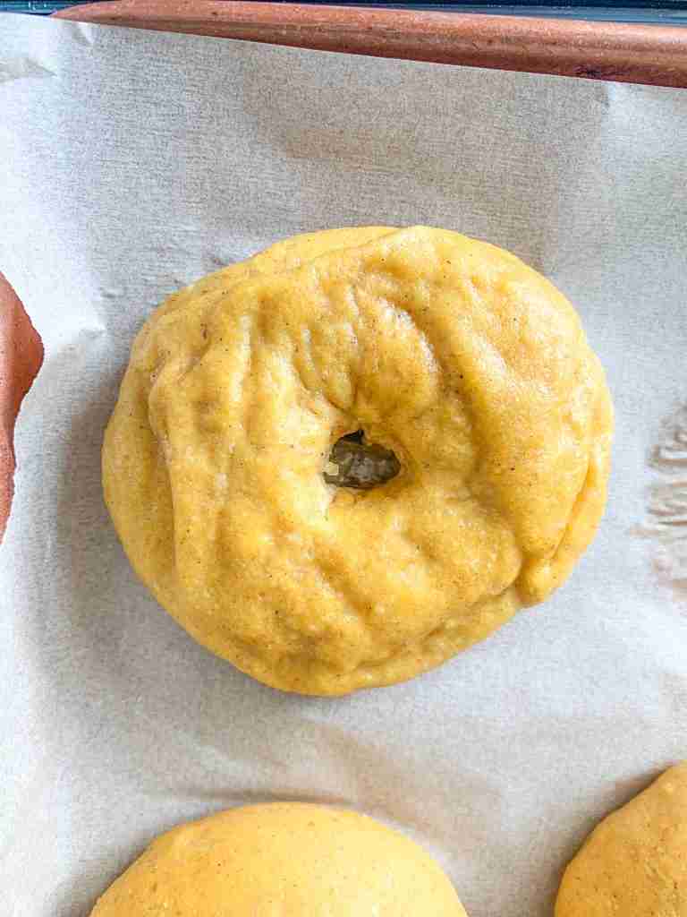 boiled pumpkin bagel