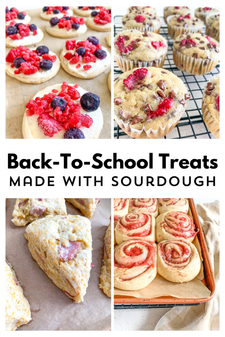 back to school treats made with sourdough