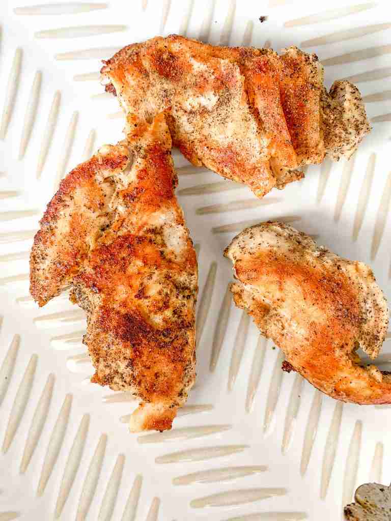 pan seared chicken on a plate