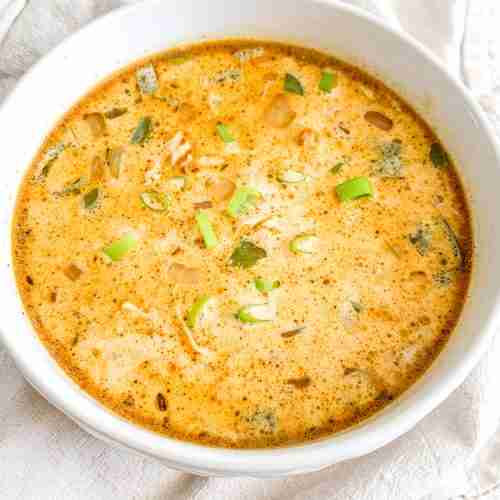 freshly made creamy cajun chicken soup