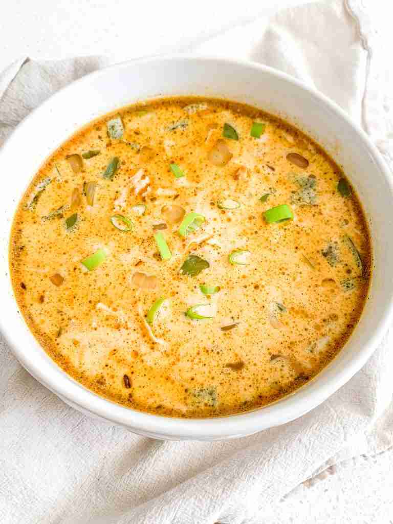 freshly made creamy cajun chicken soup