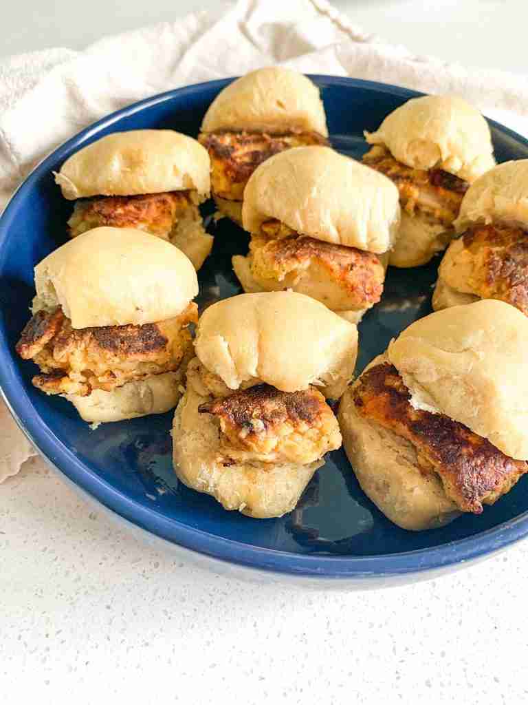 freshly made sourdough chicken minis