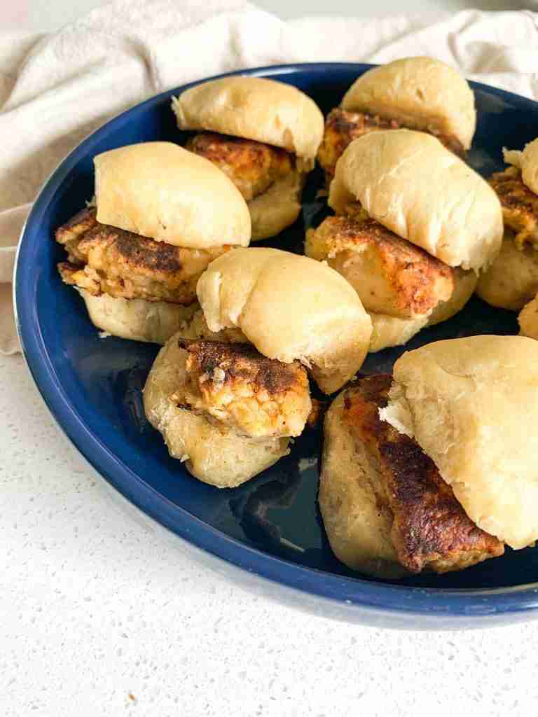 freshly made sourdough chicken minis