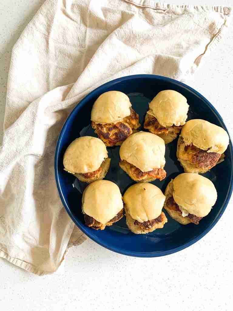 freshly made sourdough chicken minis