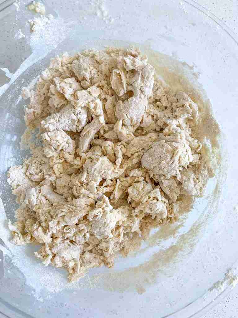 dough mixed for sourdough texas roadhouse rolls