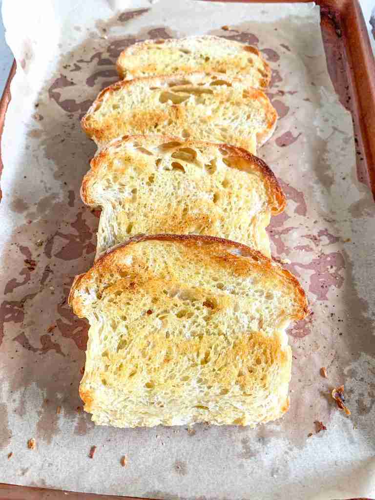 freshly made sourdough Texas toast