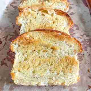 freshly made sourdough Texas toast