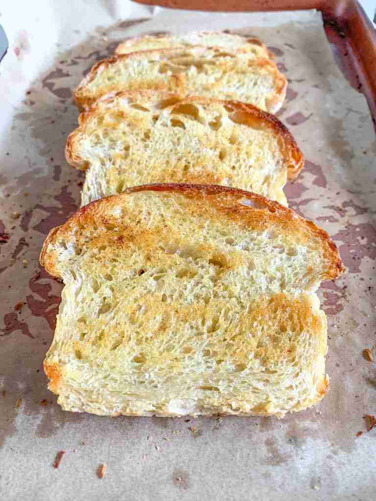 freshly made sourdough Texas toast