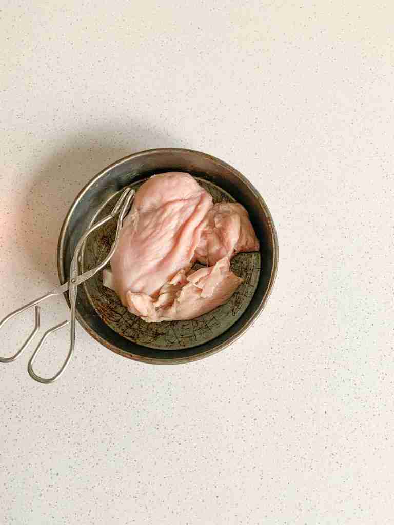 butterflied chicken ready for apple butter