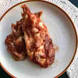 freshly roasted apple butter chicken