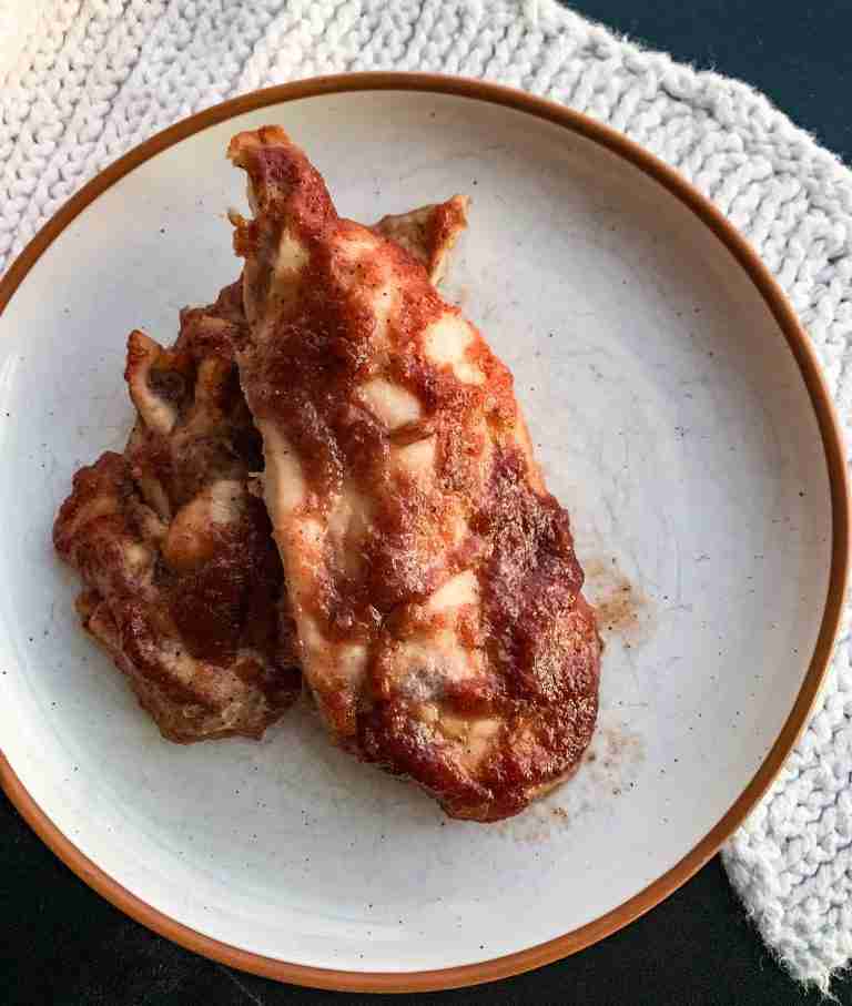 freshly roasted apple butter chicken