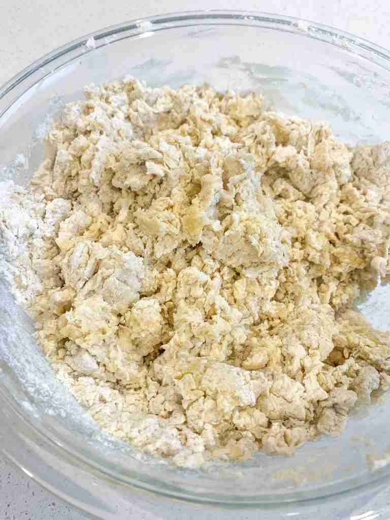 sourdough babka dough in a bowl ready to be combined