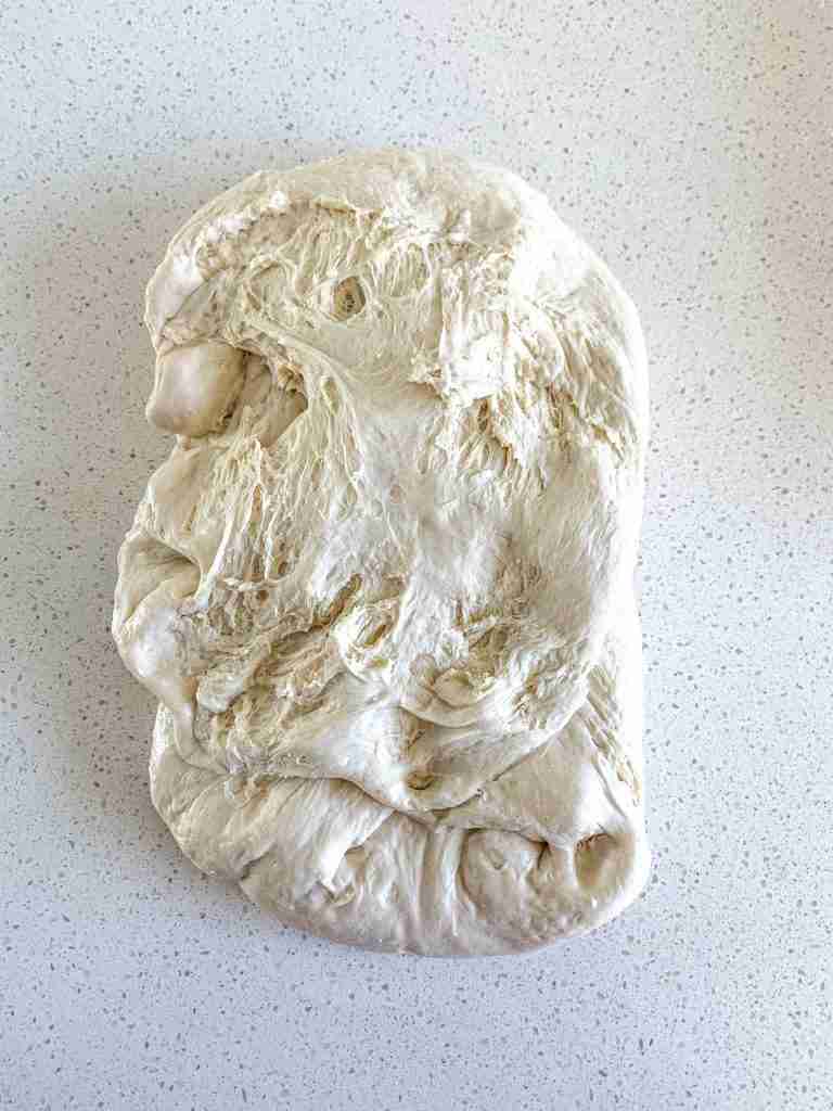 artisan sourdough loaf for beginners dough ready for shaping