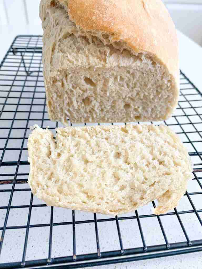 freshly baked sourdough loaf for beginners