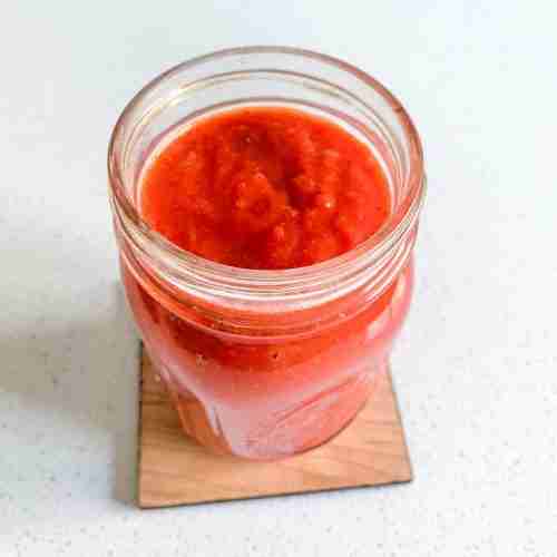 freshly made marinara dipping sauce