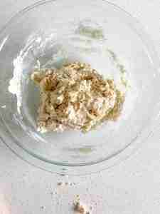 calzone dough in a bowl ready to ferment