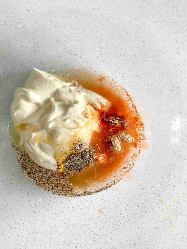 alabama white bbq sauce ingredients in a bowl