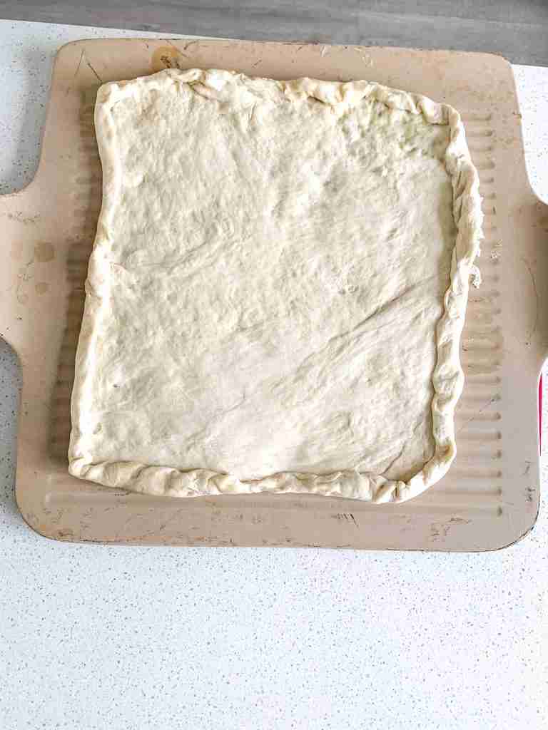 crust ready to pre-bake for alabama white bbq chicken bacon pizza