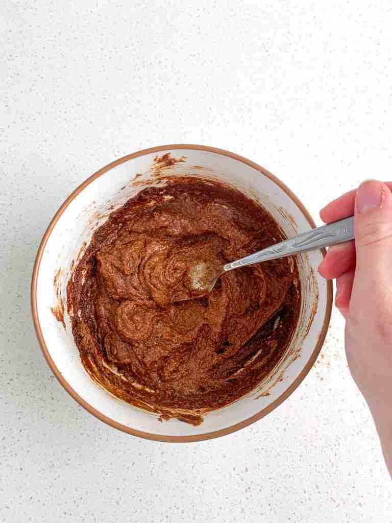 making filling for maple cinnamon rolls