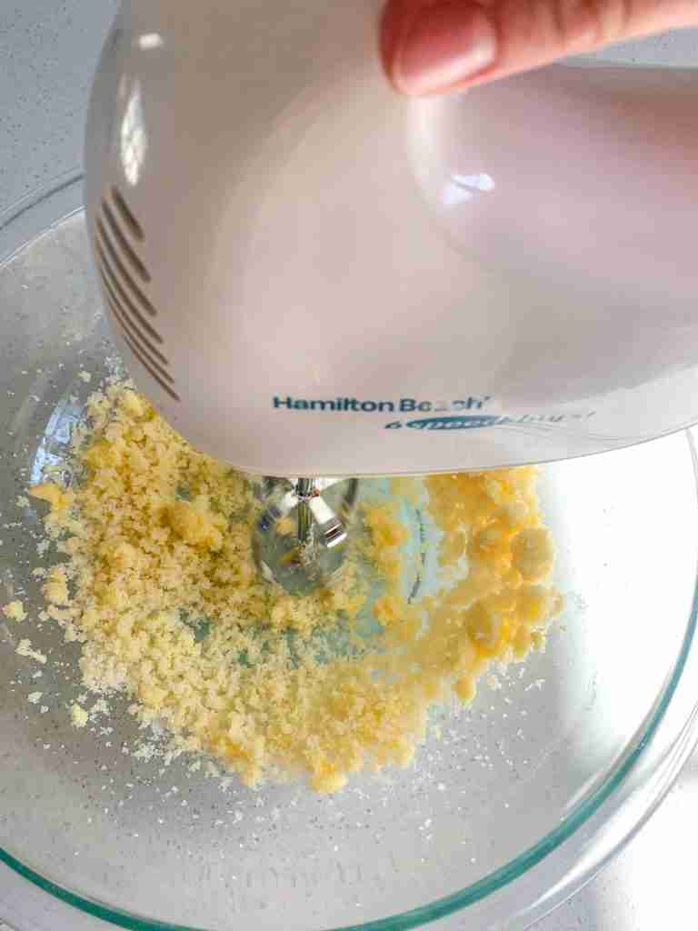 creaming butter and sugar for sourdough lofthouse cookies