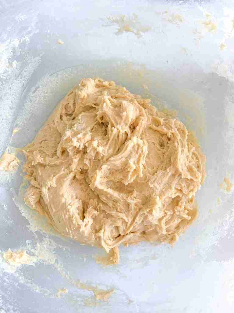 sourdough lofthouse cookie dough ready for chilling