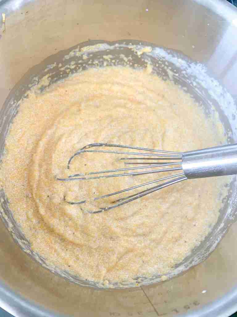 cooking bacon cheese grits