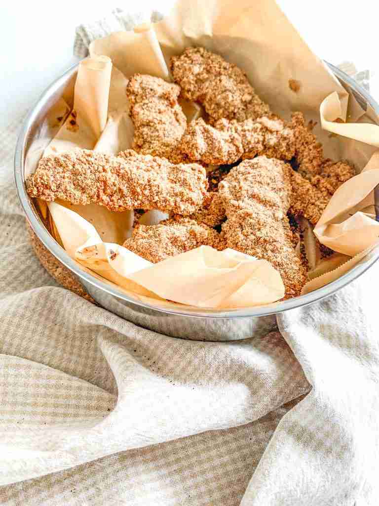 freshly made Oven-Baked Buttermilk Fried Chicken Tenders
