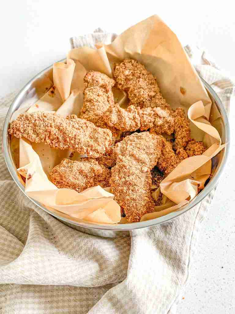 freshly made Oven-Baked Buttermilk Fried Chicken Tenders